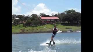 preview picture of video 'Alessia & Matteo wakeboarding with FlyZone Costa Rica'