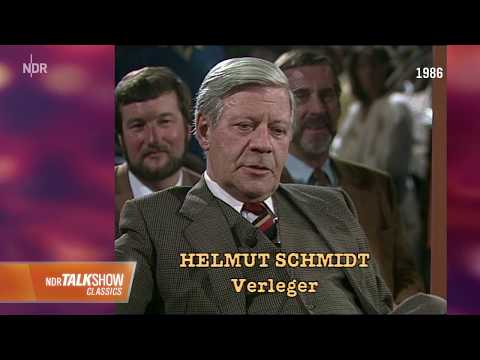 Altbundeskanzler Helmut Schmidt NDR Talkshow