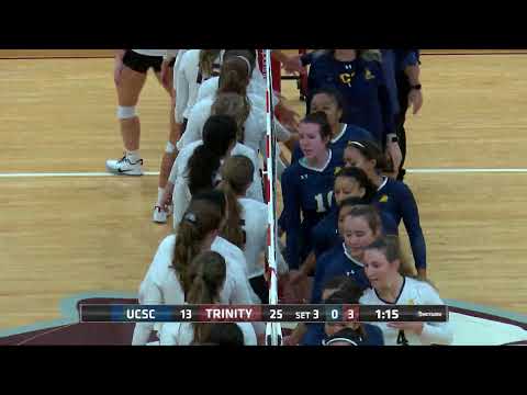 191011 Trinity Volleyball vs UC Santa Cruz