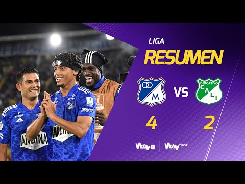 Millonarios vs. Deportivo Cali (Goals and Highlights) | Liga BetPlay Dimayor 2022-II | Matchday 6