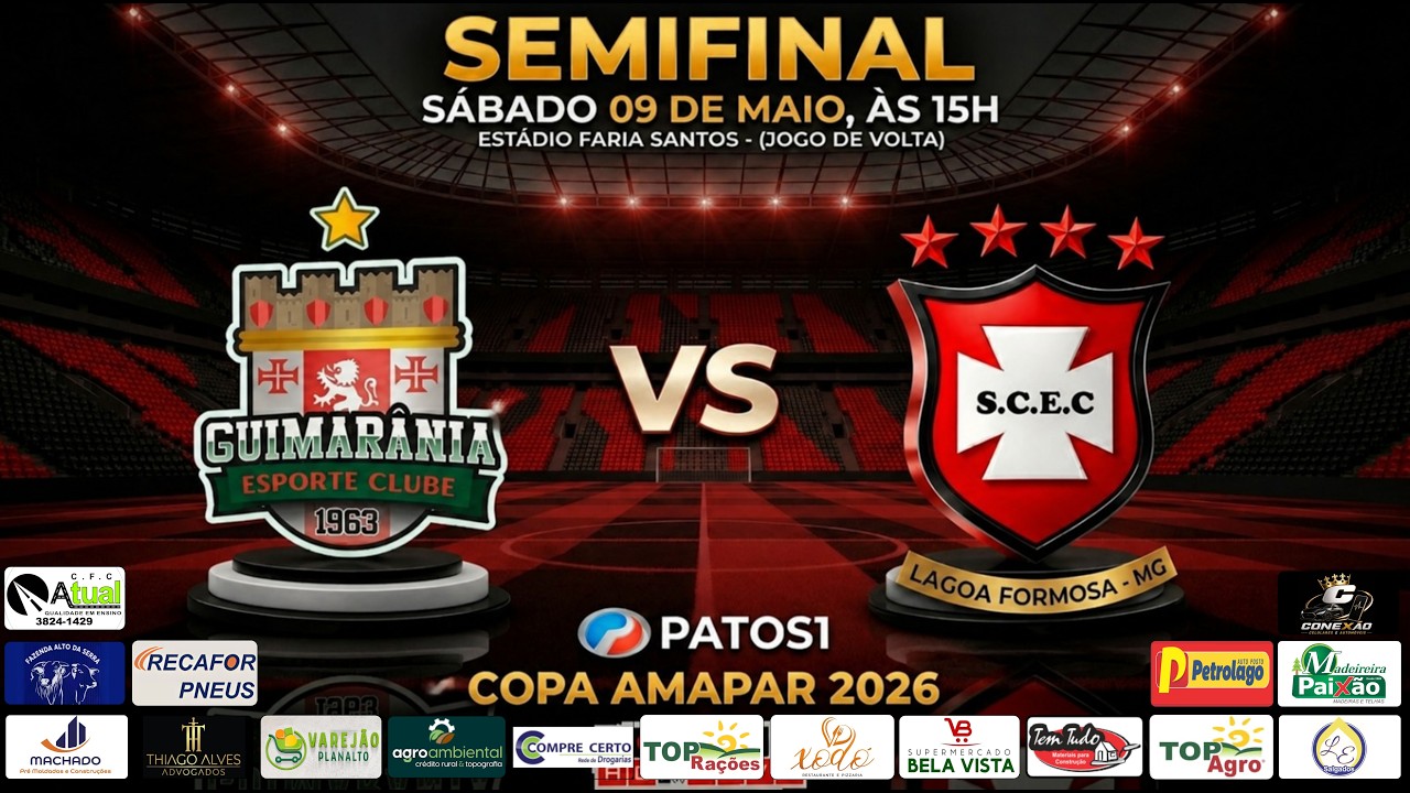 Guimarânia x Santa Cruz - SEMIFINAL (Jogo da Volta) - 19ª Copa AMAPAR