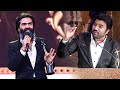 Silambarasan TR Making Fun With Mirchi Shiva At South Movie Awards SIIMA 2022