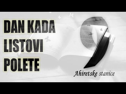 Ahiretske stanice #9 | Dan kada listovi polete - Jasmin Durić, prof.