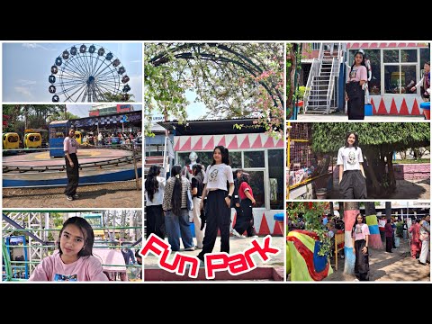 Funpark vlog 🎡🎢⛲️ with my sister