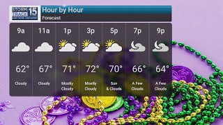 Warming Trend Before Saturday Rain