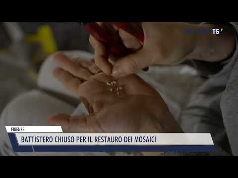 2022-10-19 FIRENZE - BATTISTERO CHIUSO PER IL RESTAURO DEI MOSAICI