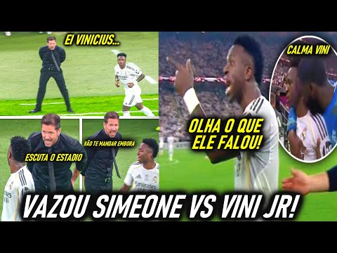 VAZOU CONFUSÃO de VINI e SIMEONE! - O TREINADOR FALOU ISSO MESMO?