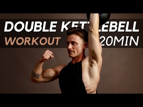 DOUBLE KETTLEBELL WORKOUT // 20min, full body