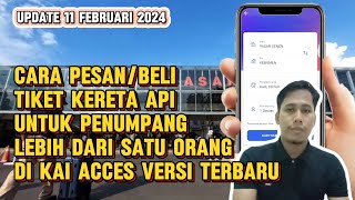 Download lagu CARA PESAN TIKET KERETA API UNTUK PENUMPANG LEBIH DARI SATU ORANG DI KAI ACCES VERSI TERBARU 2024 mp3