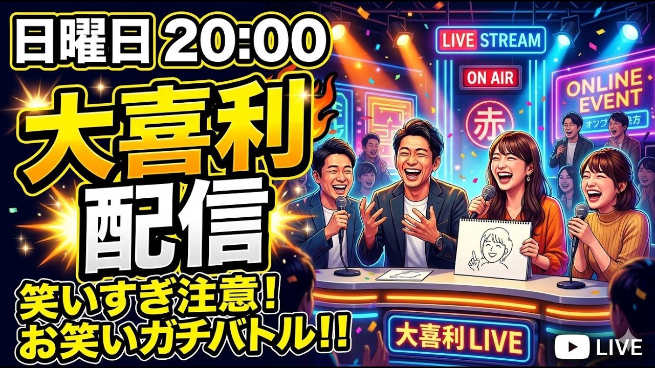 【ライブ】らいトン誕生日＆ランキング発表＆らいトンちゃんねる大喜利🤩