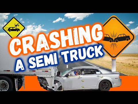 How Semi Trucks are Crash Tested (Don't Mess with a Semi)