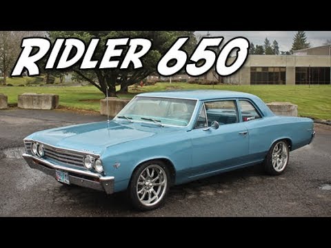 Staggered Wheel Setup on 1967 Chevelle - Ridler 650 Wheels