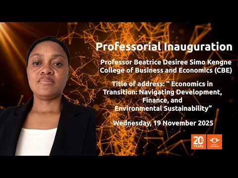 Professorial Inauguration: Professor Beatrice Desiree Simo Kengne | CBE