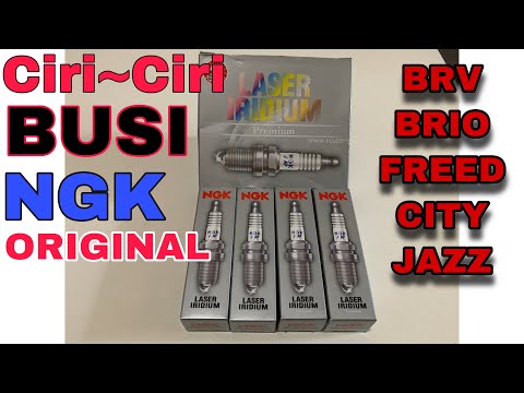Ciri ciri busi original NGK laser iridium premium#honda#brv#brio#jazz