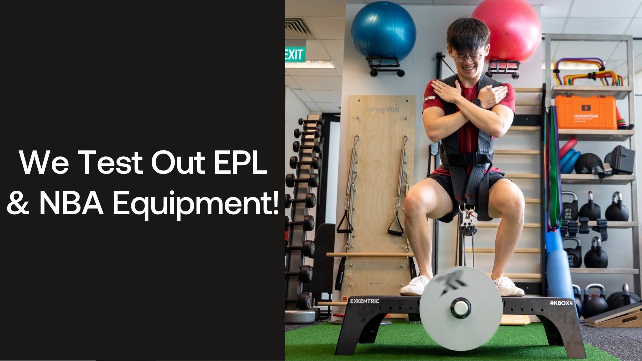 We Try Out Equipment Used By EPL and NBA Teams | Singapore Physio Tour & Review