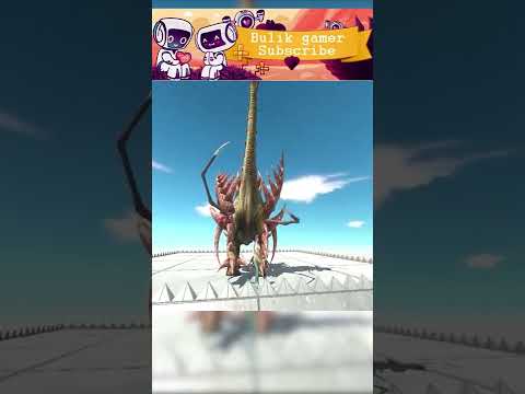 Alien Brachiosaurus Gene Attacking   #animalrevoltbattle #arbs #shorts 5
