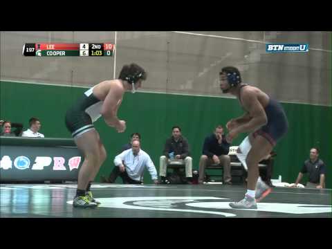 Illinois Fighting Illini at Michigan State Spartans Wrestling: 197 Pounds - Lee vs. Cooper