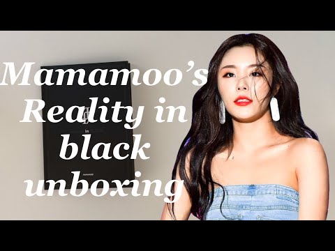 A very late unboxing of Mamamoo's reality in black