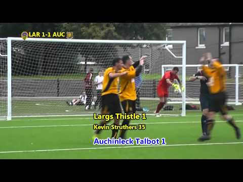 Largs Thistle 1-3 Auchinleck Talbot, Ayrshire League Cup Semi Final, 3rd September 2014