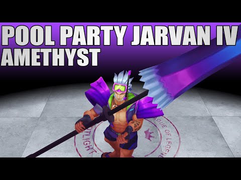 Pool Party Jarvan IV Amethyst Chroma Spotlight