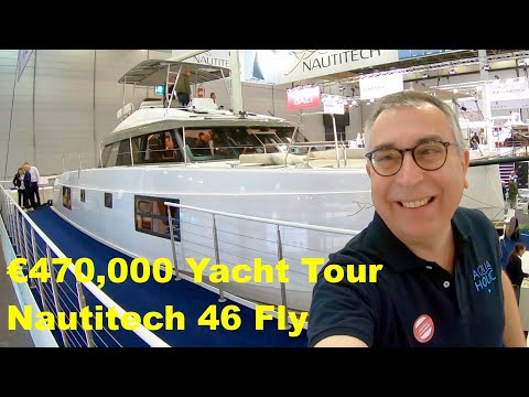 €470,000 Yacht Tour : Nautitech 46 Fly