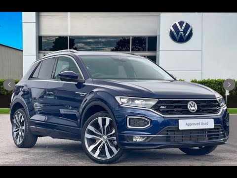 Approved Used Volkswagen T-Roc R-Line 2.0 TDI DSG Atlantic Blue | Wrexham Volkswagen