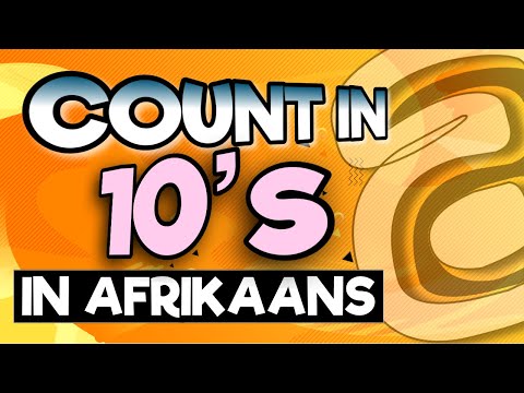 Afrikaans For Beginners | How To Count in 10's From 10 To 100 In Afrikaans