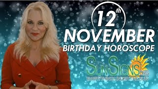 November 12th Zodiac Horoscope Birthday Personalit