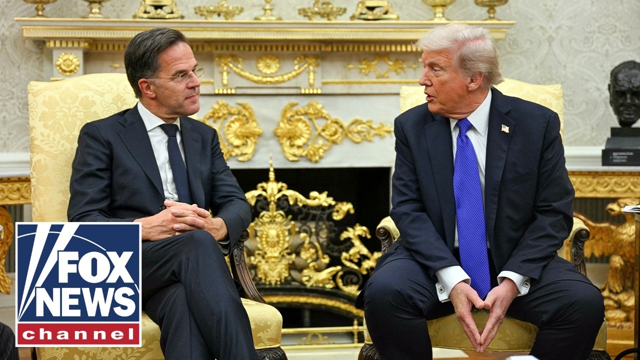 WATCH LIVE: President Trump meets with NATO Sec General Mark Rutte at the White House