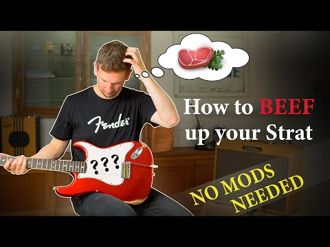 5 Tricks to BEEF up your Stratocaster// No Mods Required!