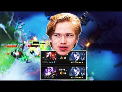 Y'all tipped the wrong TI winner "TOPSON" DOTA 2