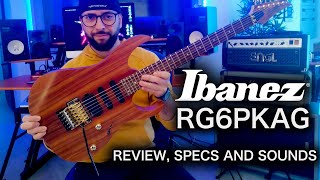 Video thumbnail for IBANEZ RG6PKAG | REVIEW, SPECS and SOUNDS by RICCARDO GIOGGI by Riccardo Gioggi