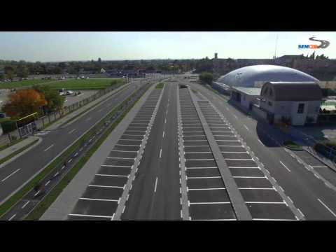 SEMCIR - Marcaje rutiere filmate din drona