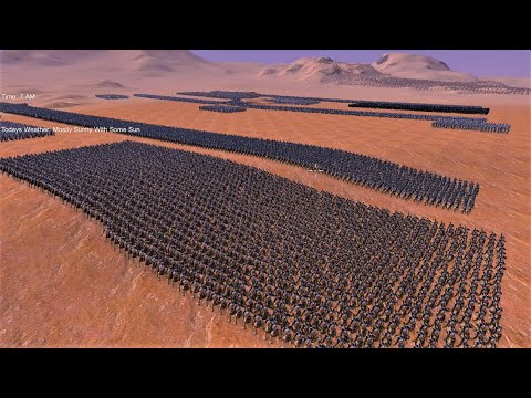 Massive Gondor armies attacked by Vampire Mutant Horde | Ultimate Epic Battle Simulator | UEBS.