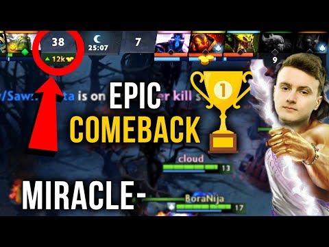 Miracle- Terrorblade EPIC 12k Gold Lead & 30+ Kills behind Comeback - Thats Why They Call Him M-GOD!