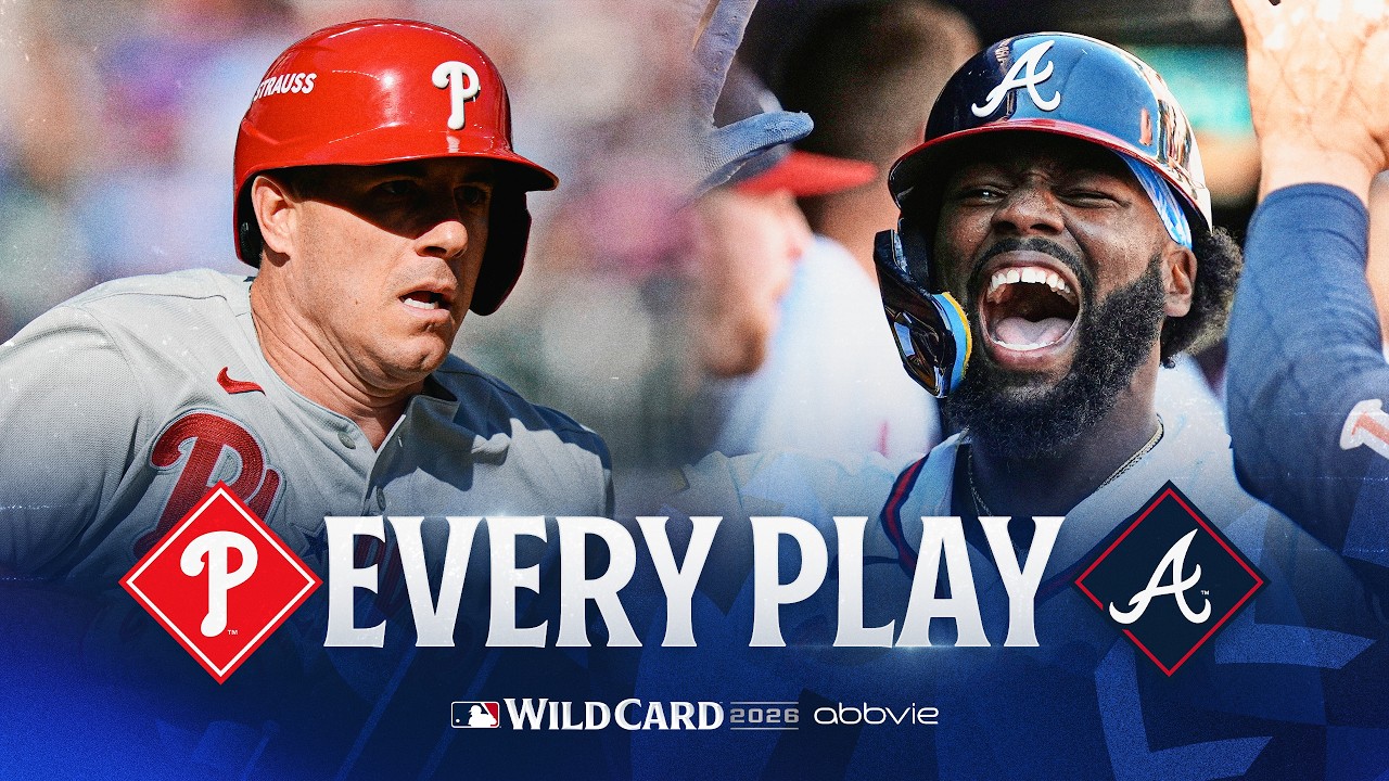 EVERY PLAY from Phillies vs. Braves NL Wild Card Series Game 1