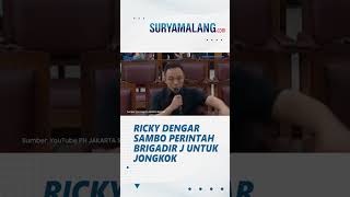 Bripka RR Dengar Ferdy Sambo Perintah Brigadir J untuk Jongkok Sebelum Ditembak Bharada E