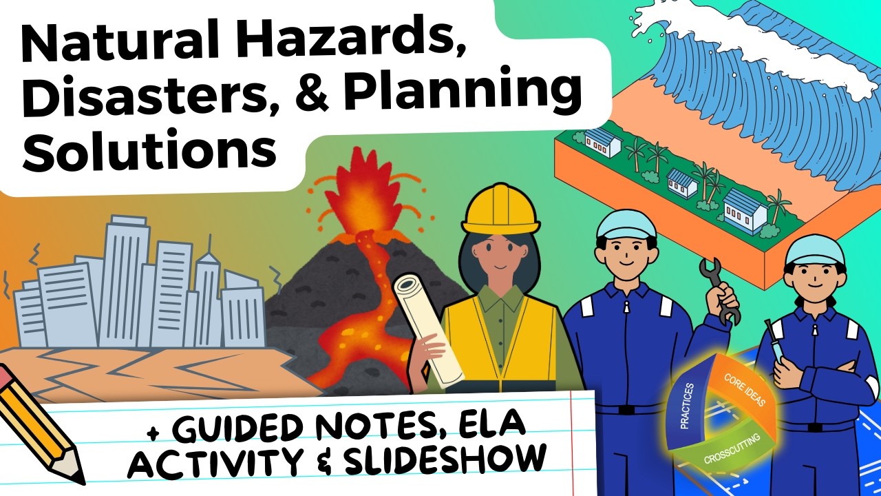 Natural Hazards & Disasters for Kids! Tsunamis, Earthquakes, & Volcanoes | NGSS 4-ESS3-2 🌋🌊👷