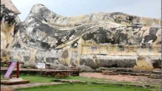 preview picture of video 'Wat Lokayasutharam - Ayutthaya'