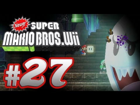 Newer Super Mario Bros. Wii - 100% Co-op Walkthrough Part 27