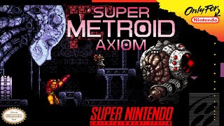 Super Metroid: Axiom Verge - New Hack [SNES] Full Gameplay