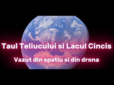 Taul Teliucului si lacul Cincis survol cu drona
