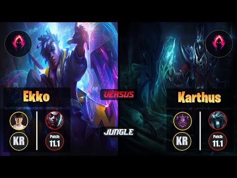Haru EKKO (Jungle) [Dark Harvest] VS KARTHUS - Master KR Patch 11.1
