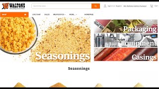 Walton's, Seasoning Calculator at waltons.com