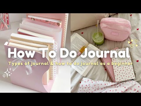 給新手最棒的寫日記教學！✍️ 4種讓你人生大改變的日記本推薦！ (How to Start Journaling for Beginners | 4 Journals That Will Change Your LIFE)