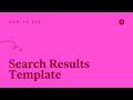 How to Create a Search Results Page Template With Elementor Theme Builder