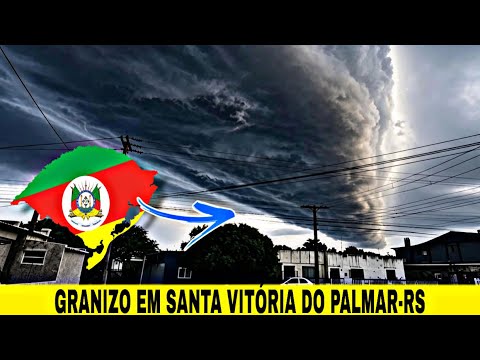 🚨 NUVEM GIGANTE ANUNCIA TEMPORAL NO SUL DO RS nesta quinta-feira 16/07/26😱