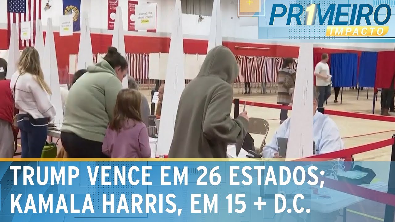 Eleições EUA: Trump ganha na Pensilvânia e fica a um passo da vitória | Primeiro Impacto (06/11/24)