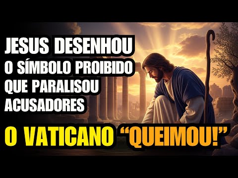 JESUS ​​- DREW A FORBIDDEN SYMBOL IN THE SAND | THE ENGINEERING OF CONSCIENCE THAT THE VATICAN SU...