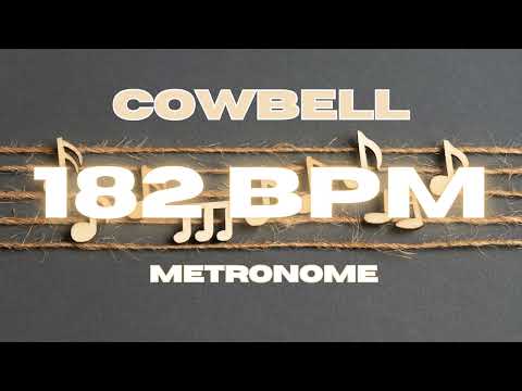 182 BPM - Cowbell Metronome